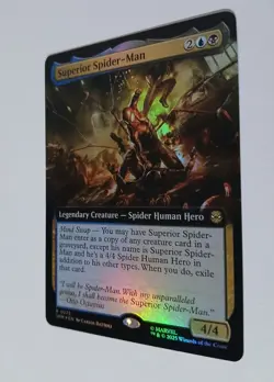 MTG Superior Spider-Man Extended Art FOIL Rare Marvel's Spider-Man Mint/NM - Image 3
