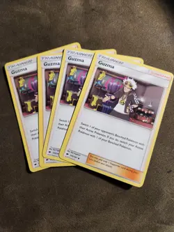 Pokemon TCG: 4x Guzma-S&M-Burning Shadows 115/147 Uncommon Playset NM - Image 1