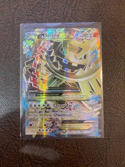 2016 Pokemon M Steelix EX (Full Art) 109/114 XY - Steam Siege Holo LP/NM - Image 1