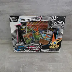 Pokemon Victini Illustration Collection Box Black Bolt & White Flare TCG New - Image 1