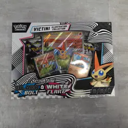 Pokemon Victini Illustration Collection Box Black Bolt & White Flare TCG New - Image 2