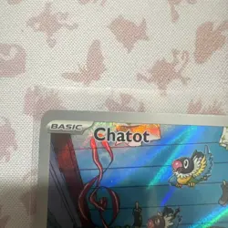 Chatot 181/162 Temporal Forces Illustration Rare Holo Full Art Pokemon Card NM - Image 2