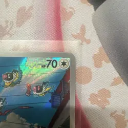 Chatot 181/162 Temporal Forces Illustration Rare Holo Full Art Pokemon Card NM - Image 3