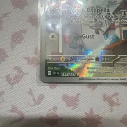 Chatot 181/162 Temporal Forces Illustration Rare Holo Full Art Pokemon Card NM - Image 5