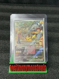 2023 Pokemon SV 151 Mew En Pikachu Illustration Rare Full Art 173/165 NM - Image 1
