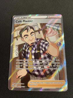 Pokemon TCG Brilliant Stars TG25/ TG30 Cafe Master Ultra Rare - NM - Image 1
