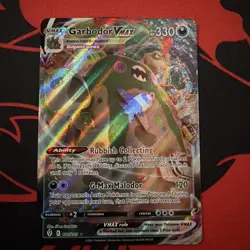 Pokemon TCG Garbador VMAX 101/203 Ultra Rare Full Art Evolving Skies Holo NM - Image 1