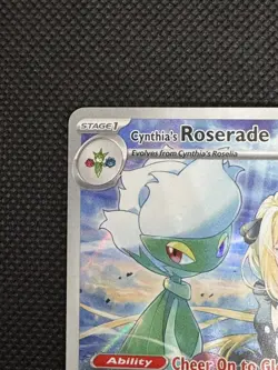 Cynthia's Roserade 184/182 illustration Rare | NM | Pokemon Destined Rivals - Image 3