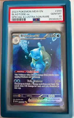PSA 10 GEM Mint Blastoise ex 200/165 Special Illustration Rare - Pokemon MEW-151 - Image 1