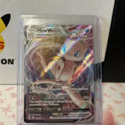 Pokemon TCG Mew VMAX Ultra Rare Holo Swsh08: Fusion Strike 114/264 NM Condition - Image 1