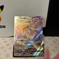 Pokemon TCG Mew VMAX Ultra Rare Holo Swsh08: Fusion Strike 114/264 NM Condition - Image 2