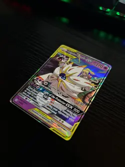 Pokemon Solgaleo & Lunala GX 75/236 Cosmic Eclipse TAG TEAM Ultra Rare Holo NM - Image 2