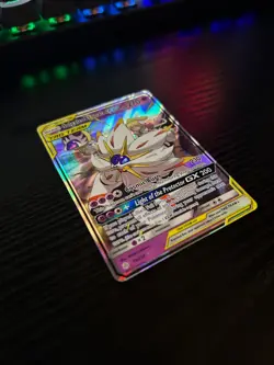 Pokemon Solgaleo & Lunala GX 75/236 Cosmic Eclipse TAG TEAM Ultra Rare Holo NM - Image 3