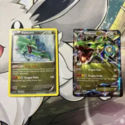 Pokemon TCG Rayquaza EX XY73 & Rayquaza XY64 Black Star Promo - Image 2