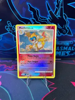 Pokemon TCG - Monferno - Diamond & Pearl - 56/130 - Reverse Holo Stamped - Image 1