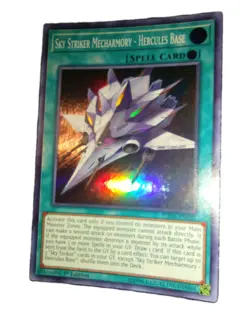 Yu-Gi-Oh! Sky Striker Mecharmory-Hercules Base DASA-EN037 Super Rare 1st Edition - Image 1