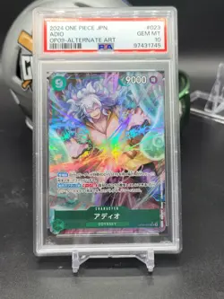 ADIO OP09-023 SR ALT ART PSA 10 ONE PIECE CCG JAPANESE (CB) - Image 1
