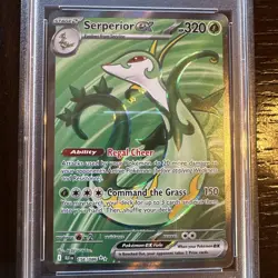 Pokemon Serperior EX Full Art Ultra Rare Card 2025EX156/086 PSA Mint 9 - Image 2