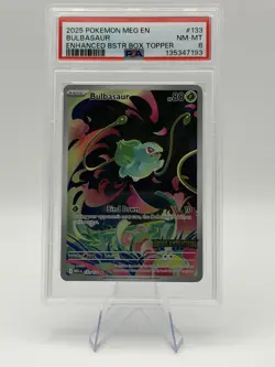 Bulbasaur - (Mega Evolution Stamped) 133/132 Miscellaneous Cards & Products Holo - Image 1
