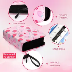 Small Card Binder for Cards,Mini Trading Card Binder Holder Fits 80 Cards wit... - Image 3