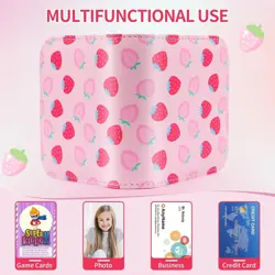 Small Card Binder for Cards,Mini Trading Card Binder Holder Fits 80 Cards wit... - Image 4