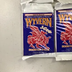 4x Wyvern CCG Card Game Limited Edition Booster Packs New Sealed - Image 4