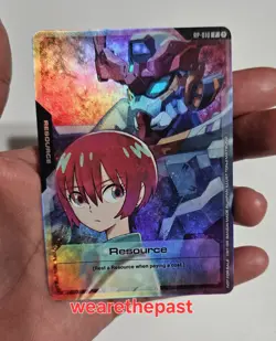 Anime Expo 2025 Gundam Card Game Machu Heero Resource Promo Foil English TCG Lot - Image 2