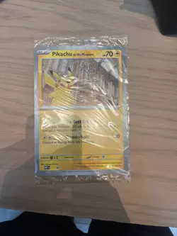 Pokemon Pikachu at the Museum Oversize Promo Jumbo card - Sealed - Image 2