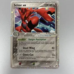Scizor ex 108/115 Unseen Forces Holo 2005 Pokemon Card Near Mint - Image 3