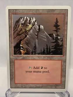 MTG x3 Mountain A B C variations (NM) from Revised : Magic the Gathering - Image 3