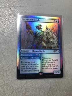 Decorated Knight - Foil - MTG Special Occasions: Happy Holidays - Nm - Image 1
