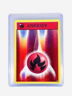 Pokemon - Evolutions - Fire Energy 92/108 Reverse Holo MT/NM - Image 1