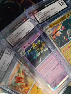 Pokemon Slab Bags | Graded Card Pack - GRADED Card, 4(ex,v,full Art,.) 10 H/RH - Image 2
