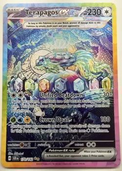 Pokemon Terapagos ex 170/142 SIR | Sv07: Stellar Crown - Image 1