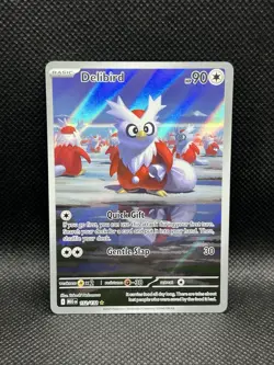 Delibird 152/132 IR Mega Evolution Me01 ILLUSTRATION RARE HOLO Pokemon English - Image 1
