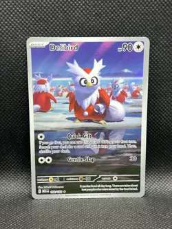 Delibird 152/132 IR Mega Evolution Me01 ILLUSTRATION RARE HOLO Pokemon English - Image 3