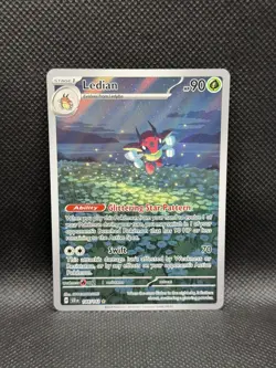Ledian 144/142 IR Stellar Crown Sv07 ILLUSTRATION RARE HOLO Pokemon English Foil - Image 3