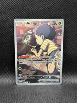 Poltchageist 171/167 IR Twilight Masquerade Sv06 ILLUSTRATION RARE HOLO Pokemon - Image 3