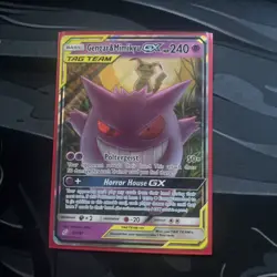 Pokemon TCG Gengar & Mimikyu GX Sun & Moon - Team Up 53/181 Holo Ultra Rare - Image 1