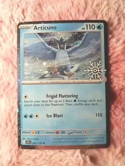 Pokemon Articuno 032/159 Holiday Calendar 2025 Stamped Journey Together Cosmos - Image 1