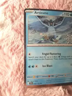 Pokemon Articuno 032/159 Holiday Calendar 2025 Stamped Journey Together Cosmos - Image 2