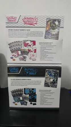 Pokemon Center Black Bolt and White Flare Elite Trainer Box ETB Bundle - Image 3