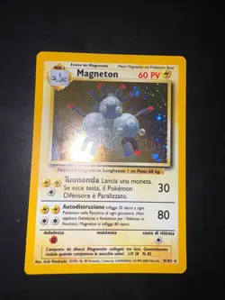 Carta Pokemon Magneton 9/102 Set Base Holo Ita NEARMINT - Image 1