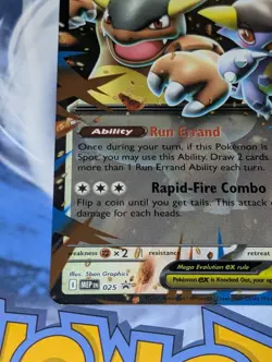 Pokemon Black Star Promo Mega Kangaskhan EX 025 - Image 5