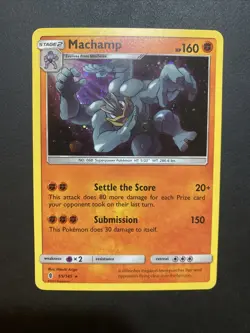 Pokemon TCG Machamp Blister Exclusives 65/145 Promo Cosmos Holo Rare NM - Image 1