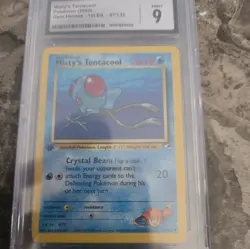 🔥1st Edition Misty's Tentacool 057/132 Pokemon Gym Heroes CGC Mint 9🔥 - Image 2