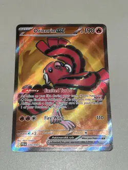 Pokemon TCG Oricorio EX 110/094 Ultra Rare Holo Me02: Phantasmal Flames 190 HP - Image 5