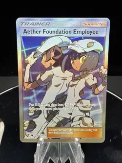 Aether Foundation Employee - SV81/SV94 - Pokemon Hidden Fates Sun Moon NM - Image 1