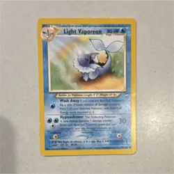 Pokemon Light Vaporeon 52/105 Neo Destiny Uncommon Regular 80 HP Non Holo - Image 1