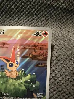 Pokemon Victini SVP 208 Promo Holo Basic 80 HP Beast 120 Attack 2025 - Image 3